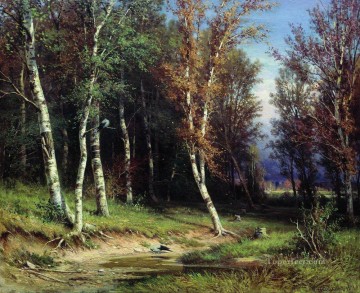 イワン・イワノビッチ・シーシキン Painting - 嵐の前の森 1872 古典的な風景 イワン・イワノビッチ